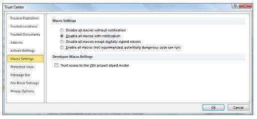 VBA 教學  - 在Excel功能表加上Developer Tab以及 設定Marco (VBA 或其他 Macros) 安全的方法 - 【Excel 編程教學】